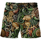 Men's Summer Shorts Abstract pattern 3D Surfing Print Beach Short