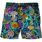 Men's Summer Shorts Abstract pattern 3D Surfing Print Beach Short