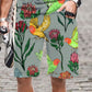 Men's Shorts Swimming Flower Fruit Pattern Swimsuit Cool Casual Fashion Man Comfortable 3D Printed Short