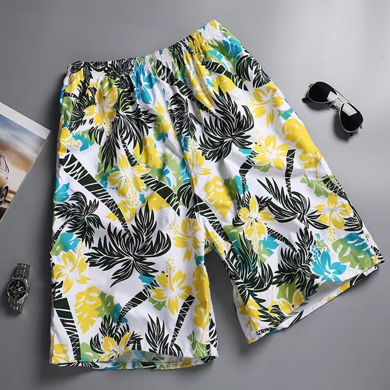 Mens Swimming Trunk Beachwear Printed Shorts