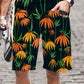 Men's Shorts Flower Fruit Pattern Cool Comfortable Streetwear 3D Printed Beach Mens Short