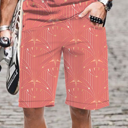 Men's Shorts Abstract Pattern 3D Printed Casual Fashion Short