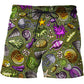 Men's Summer Shorts Abstract pattern 3D Surfing Print Beach Short