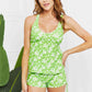 Women's Marina West Swim By The Shore Full Size Two-Piece Swimsuit in Blossom Green